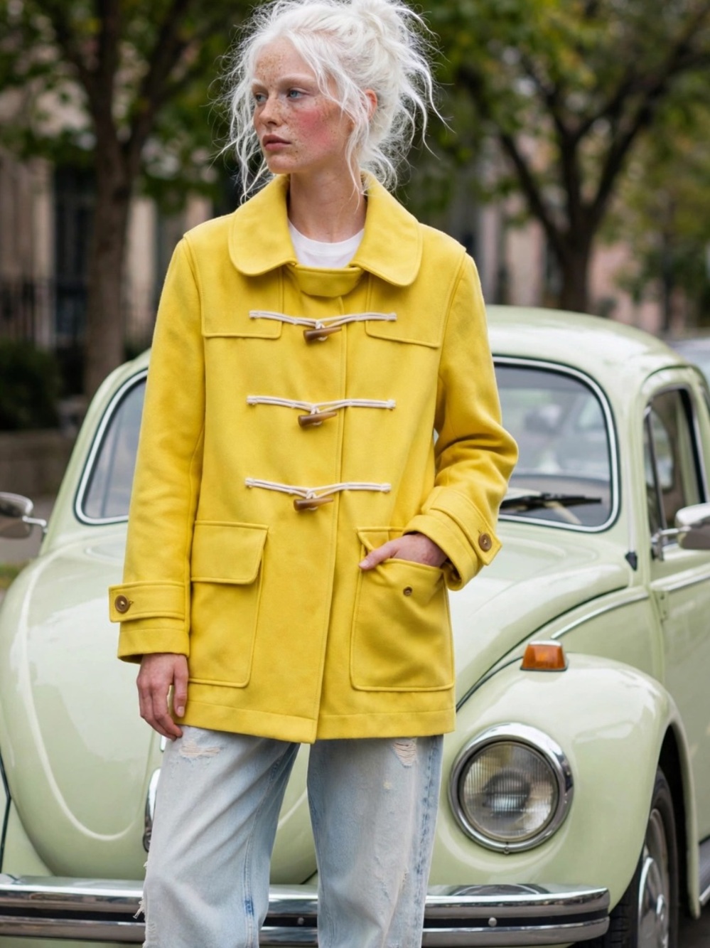 The worlds second cutest toggle coat